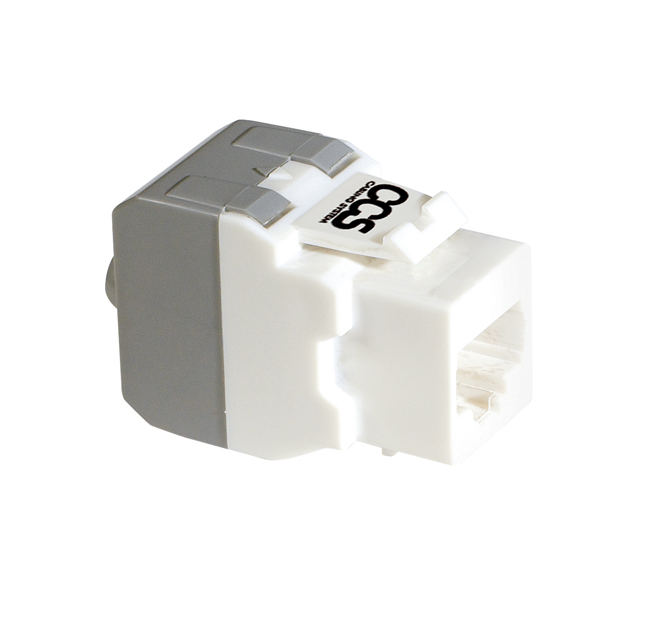 Presa CCS Cat.5E RJ45 non schermata UTP EASY CRIMP – T568A/B