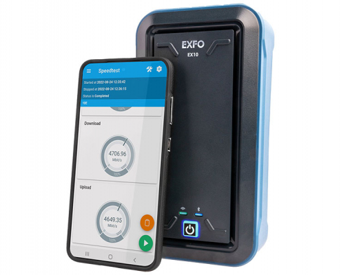 EXFO EX10 con smartphone