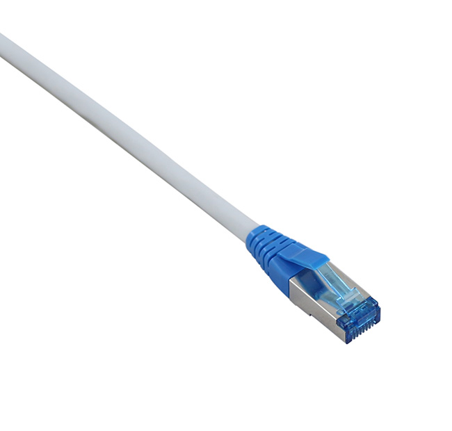 Cavo Ethernet CAT 6A STP 10G, 30,5 Metri, Schermato, RJ45, Colore Blu, MICRO CONNECTORS